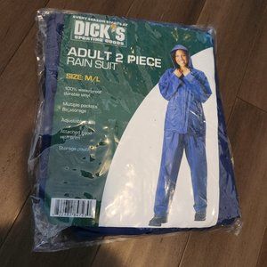 New Adult 2 piece reusable Rain Suit, Unisex S/M